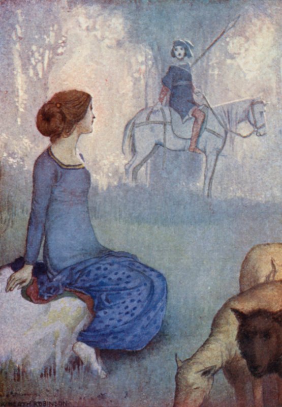 Chaucer történetei (színes litó) alkotó: William Heath Robinson
