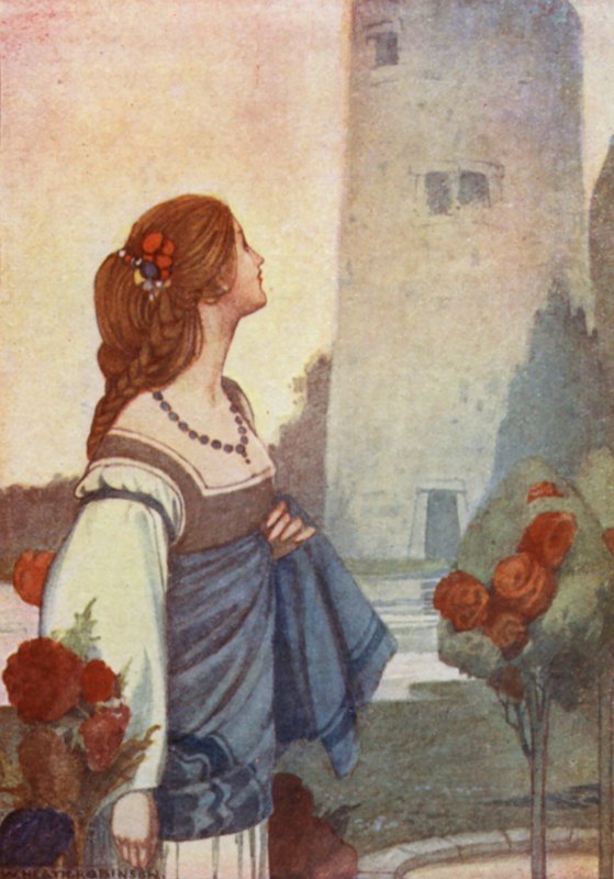 Chaucer történetei (színes litó) alkotó: William Heath Robinson