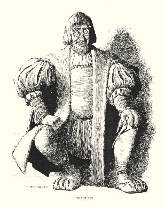 Thaumast (tagok) alkotó: William Heath Robinson
