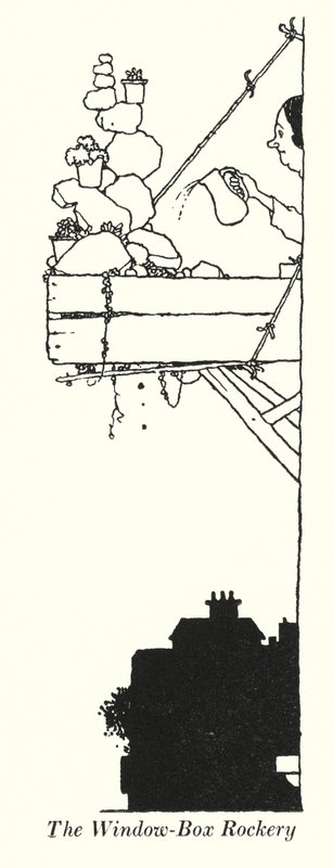 The Window-Box Rockery (litho) alkotó: William Heath Robinson