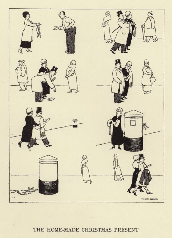 Házi készítésű karácsonyi ajándék alkotó: William Heath Robinson