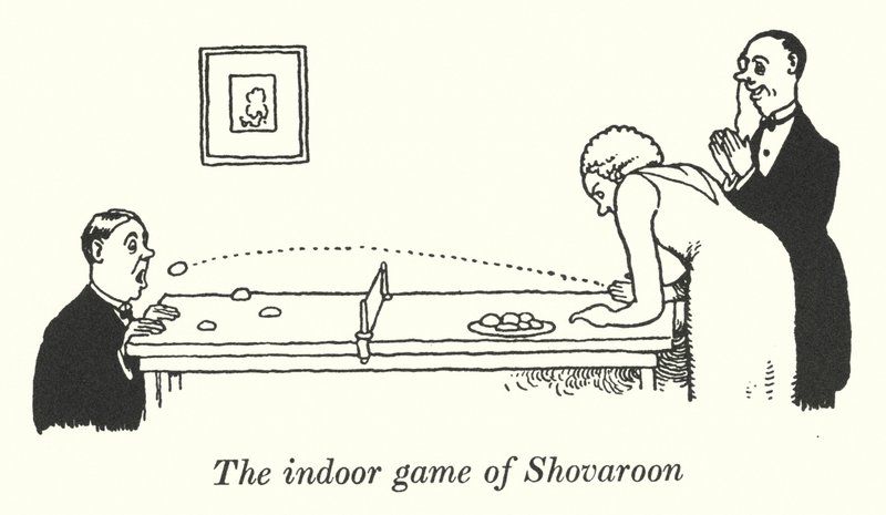 Shovarun fedett faluja (Litho) alkotó: William Heath Robinson
