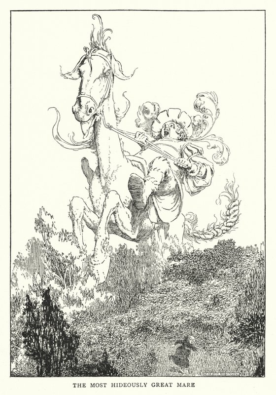 A legszörnyűbb kanca (litho) alkotó: William Heath Robinson