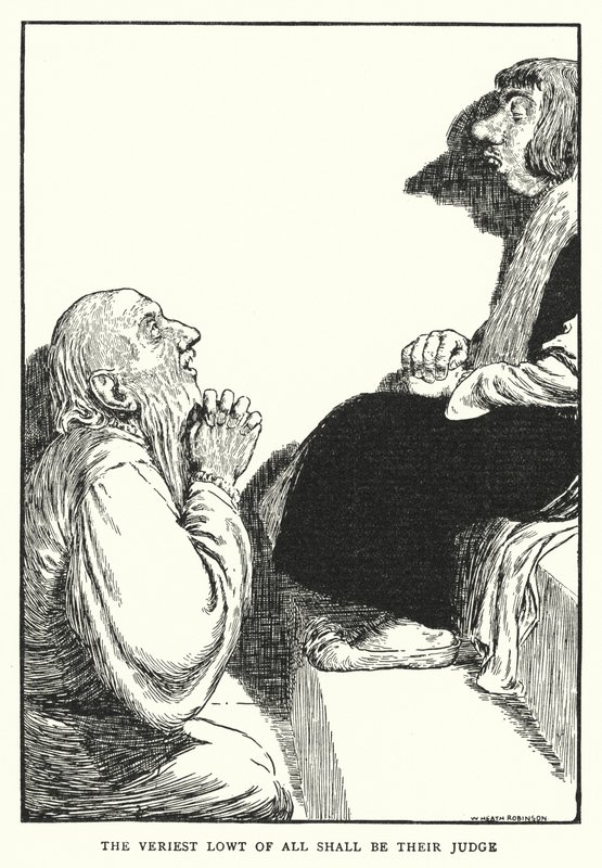 Valamennyi közül a legalacsonyabb a bírójuk (litho) alkotó: William Heath Robinson