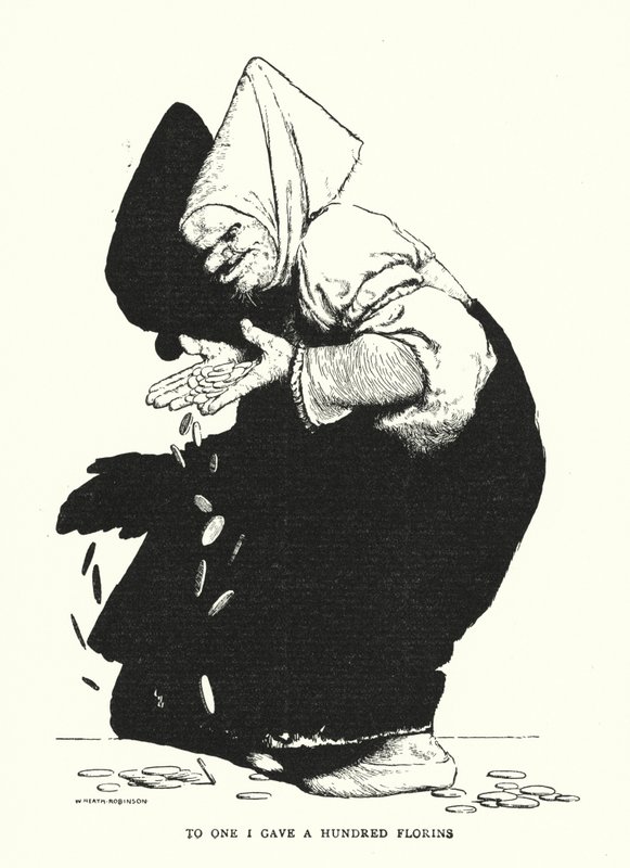 Az egyiknek száz florint adtam (litho) alkotó: William Heath Robinson