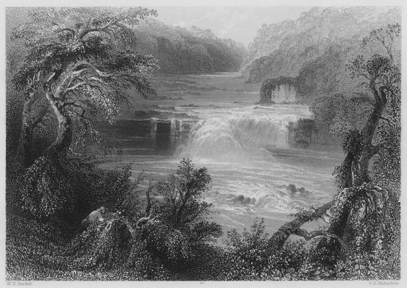 Lazacugrás Leixlipnél (metszet) alkotó: William Henry (after) Bartlett