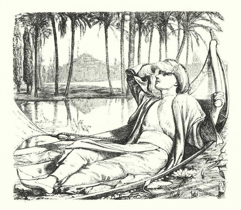 Emlékek az arab éjszakákról (metszet) alkotó: William Henry (after) Hunt