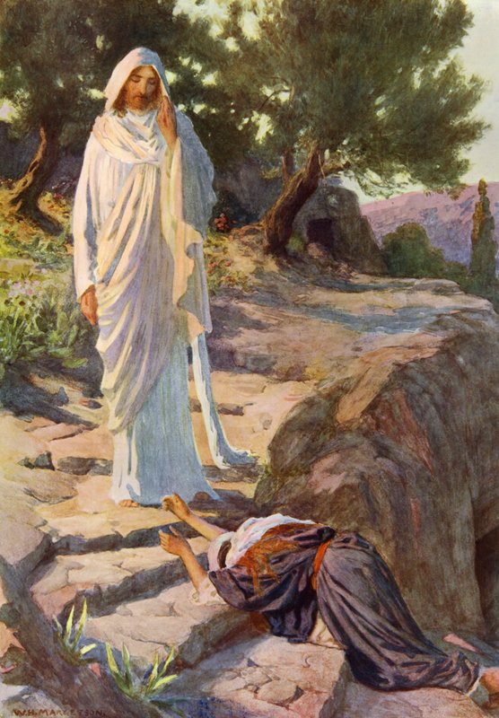 Urunk első megjelenése feltámadása után (színes litó) alkotó: William Henry (after) Margetson