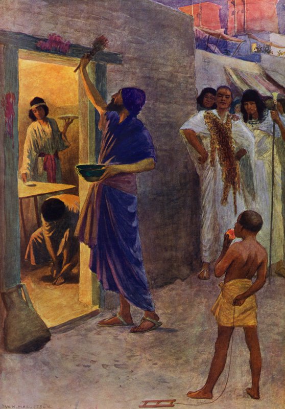 A húsvéti ünnep (színes litó) alkotó: William Henry (after) Margetson