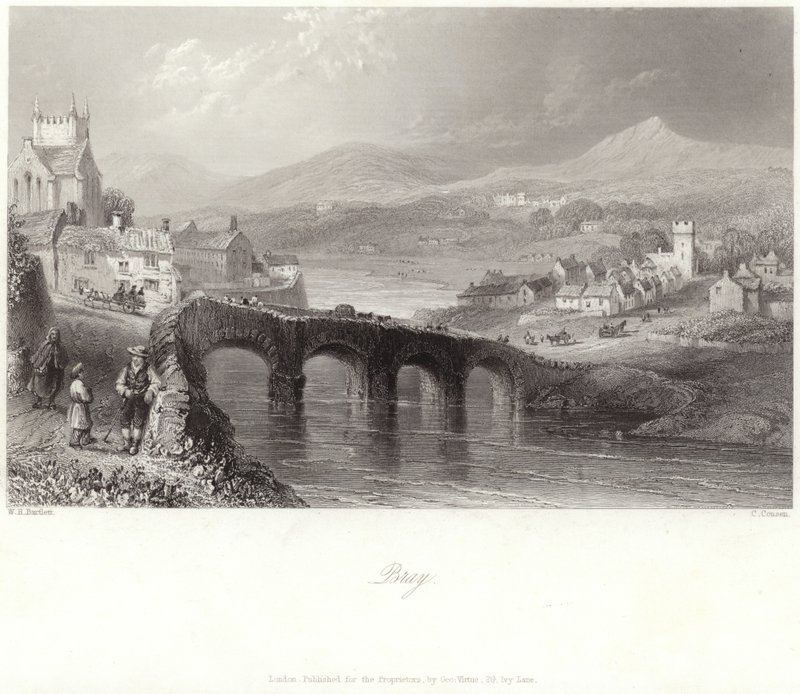 Bray Wicklow megyében alkotó: William Henry Bartlett