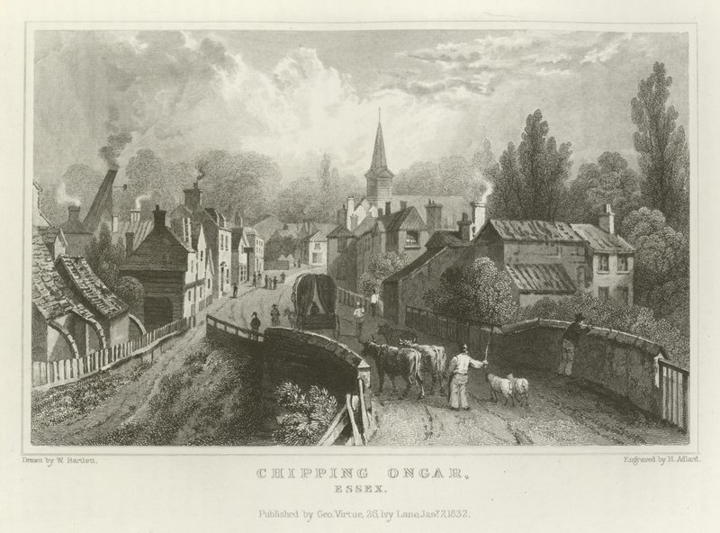 Chipping Ongar, Essex alkotó: William Henry Bartlett