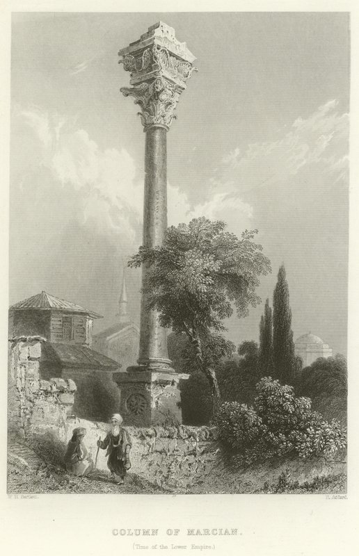 Marcianus oszlopa, Konstantinápoly alkotó: William Henry Bartlett