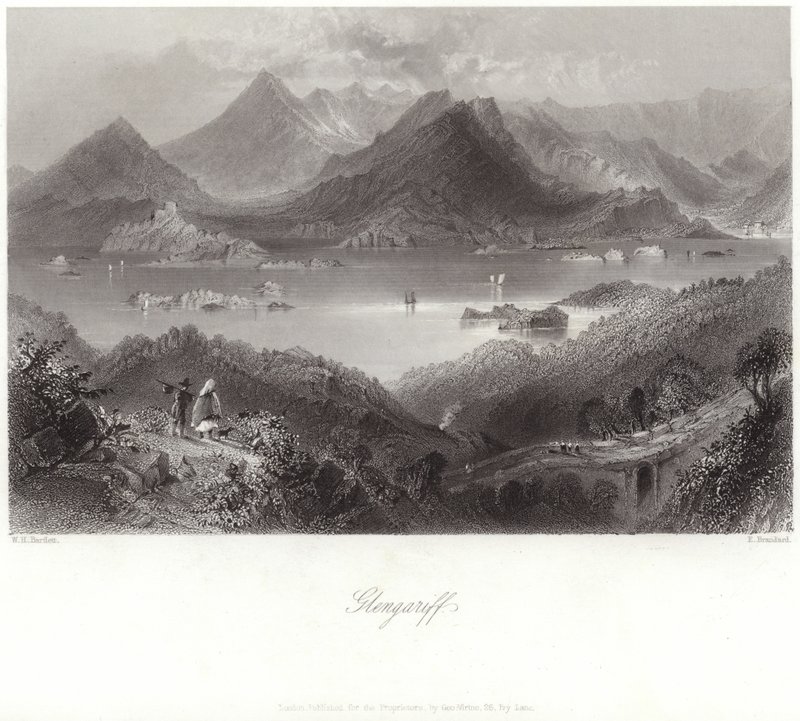 Glengariff Cork megyében alkotó: William Henry Bartlett