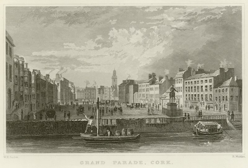 Grand Parade Corkban alkotó: William Henry Bartlett