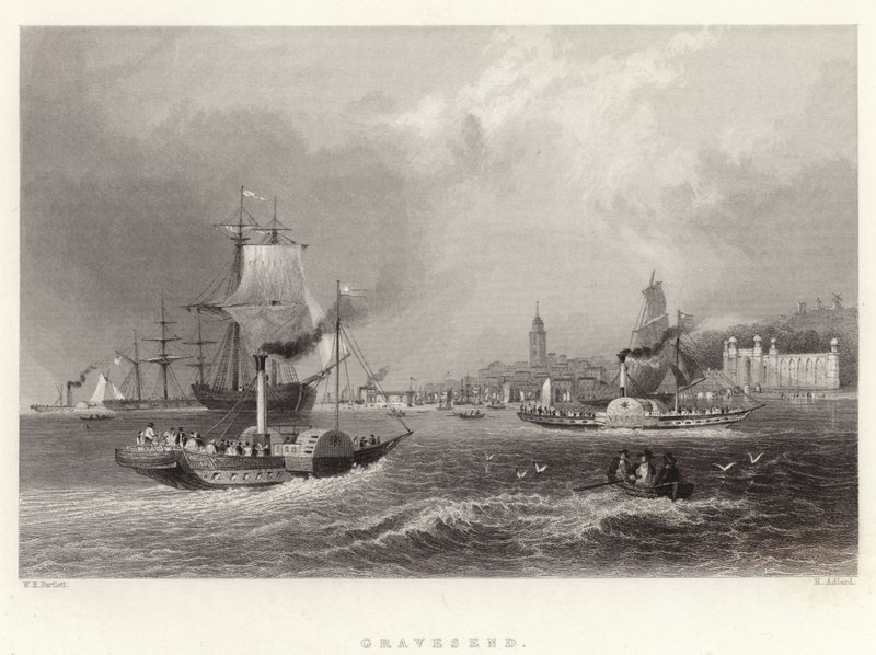 Gravesend alkotó: William Henry Bartlett