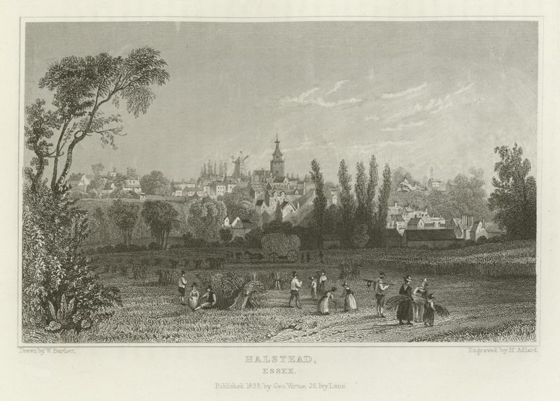 Halstead, Essex alkotó: William Henry Bartlett