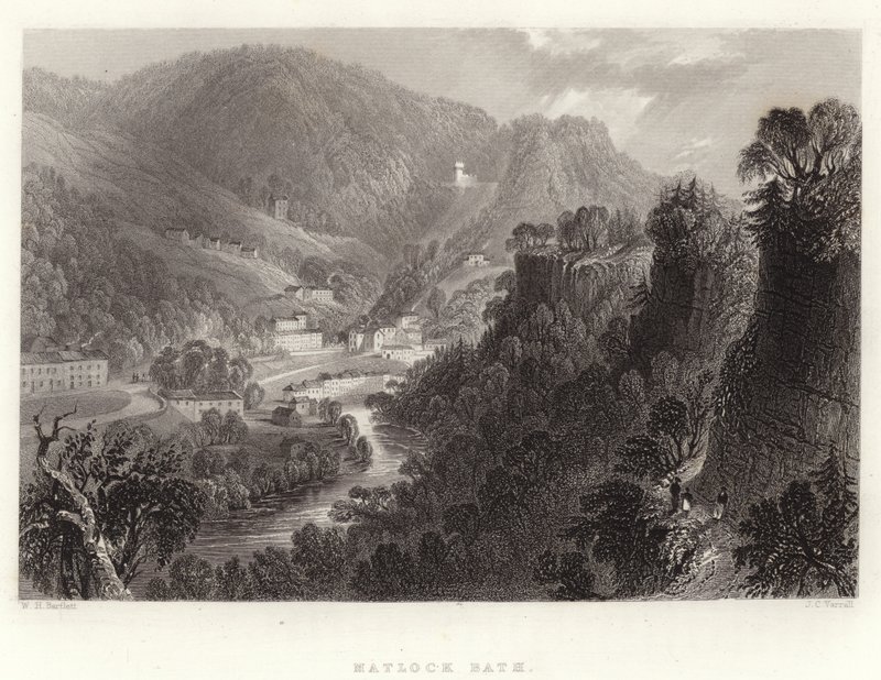 Matlock Bath alkotó: William Henry Bartlett