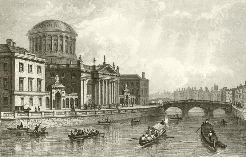 The Four Law Courts, Dublin alkotó: William Henry Bartlett