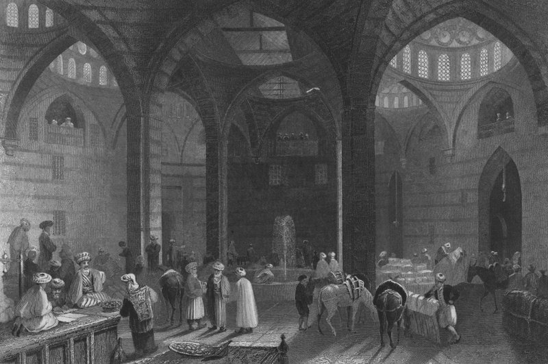 A nagy kán Damaszkuszban alkotó: William Henry Bartlett