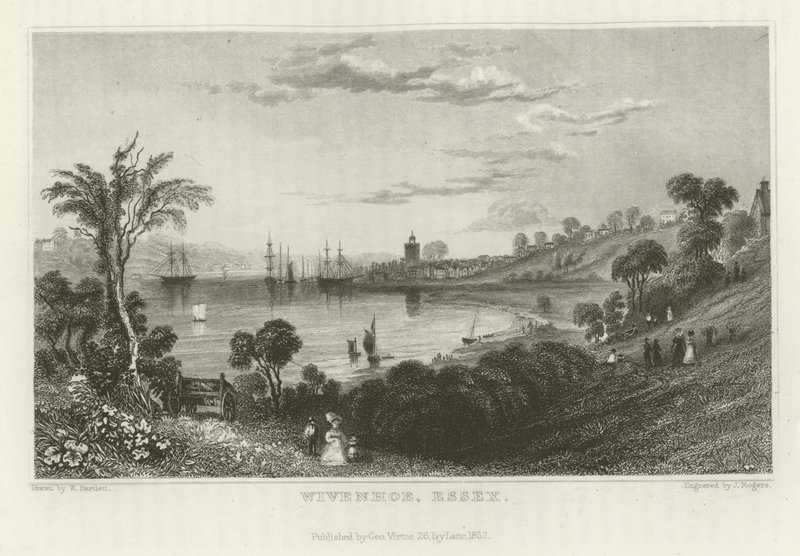 Wivenhoe, Essex alkotó: William Henry Bartlett