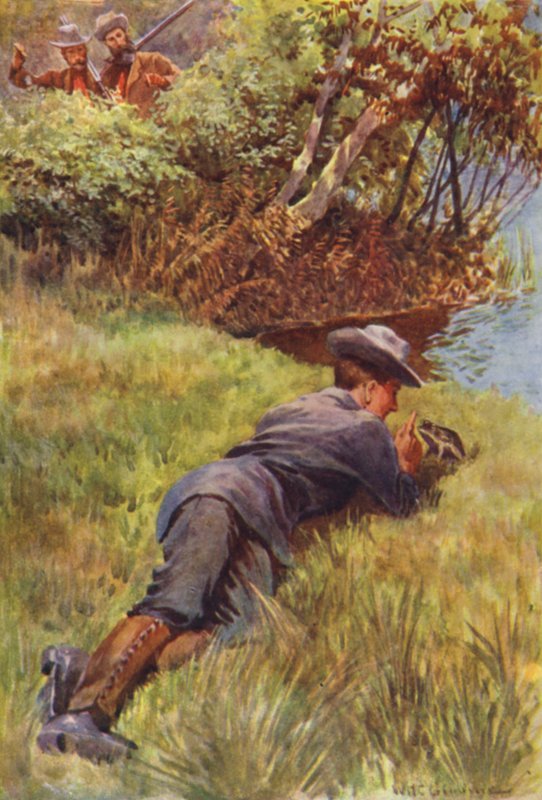 Illusztráció a Gorilla Hunters-hez, R M Ballantyne alkotó: William Henry Charles Groome