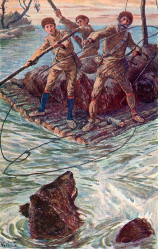 Jake hurkot vetett a grizzlyek fejére alkotó: William Henry Charles Groome
