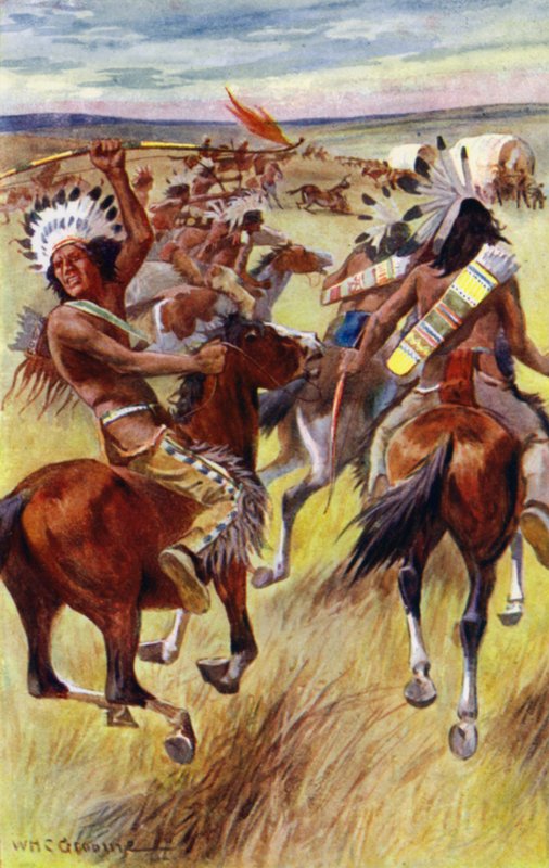 "A füstfelfújások és a puskák jelentése azt mutatta, hogy barátaim elszántan védekeznek" (színes litho) alkotó: William Henry Charles Groome