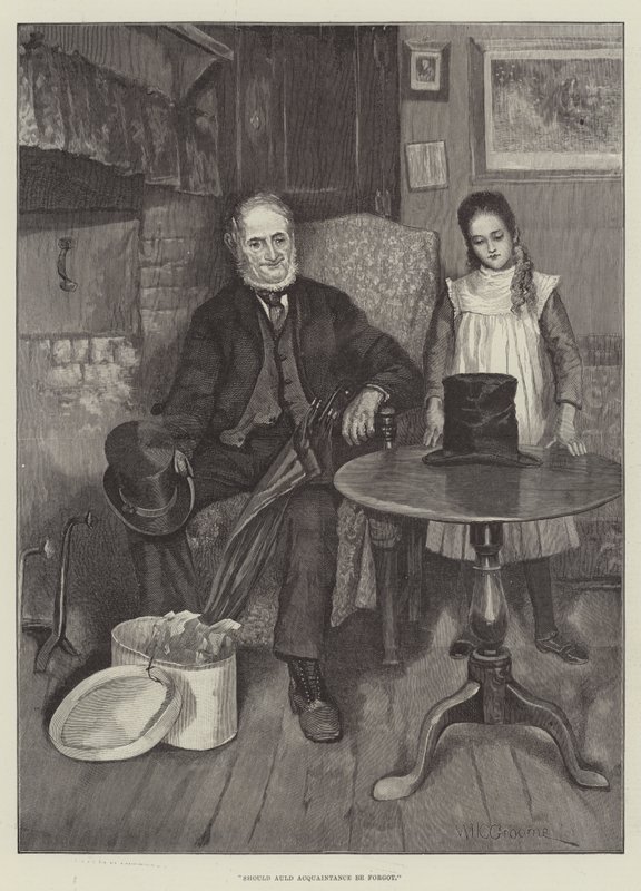 Az Auld Ismerkedést el kell felejteni alkotó: William Henry Charles Groome
