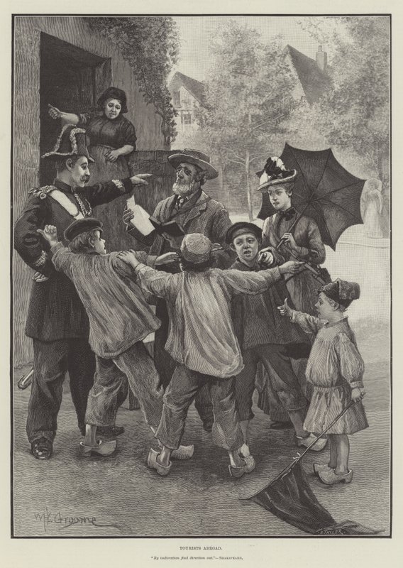 Turisták külföldön alkotó: William Henry Charles Groome