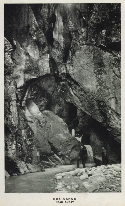 Colorado kanyonjai: Box Canon, Ouray közelében (f/w fotó) alkotó: William Henry Jackson