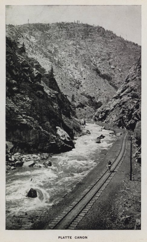 Colorado kanyonjai: Platte Canon (f/w fotó) alkotó: William Henry Jackson