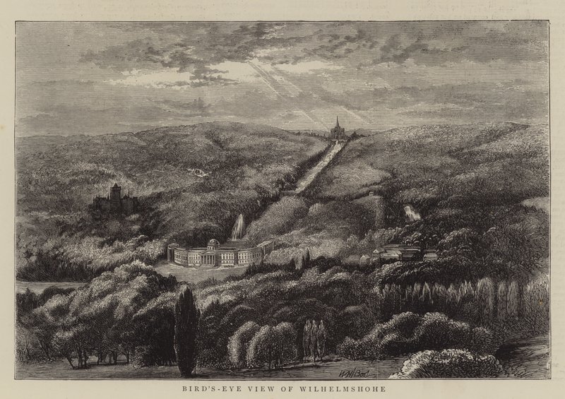 Madártávlatból Wilhelmshohe alkotó: William Henry James Boot
