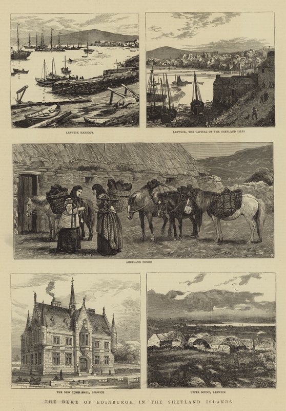 Edinburgh hercege a Shetland-szigeteken alkotó: William Henry James Boot