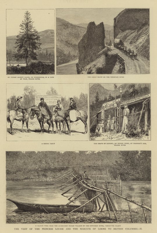 Louise hercegnő és Lorne márki látogatása British Columbiában, II alkotó: William Henry James Boot