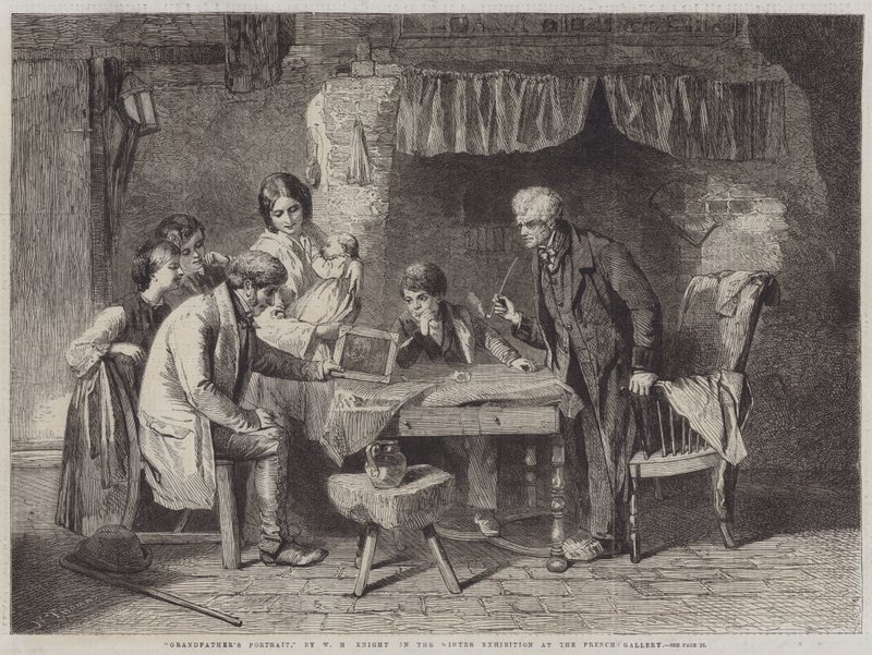 Nagyapa portréja alkotó: William Henry Knight