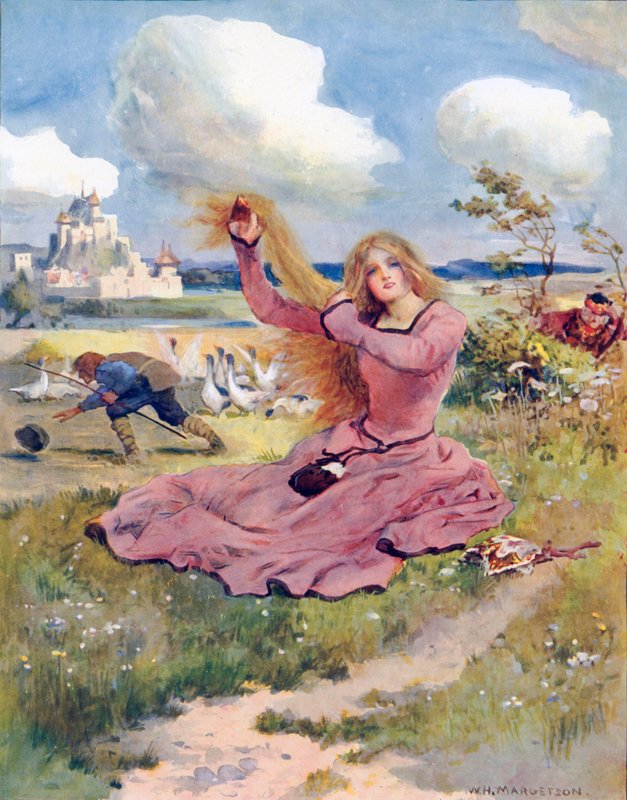 Fújj, szellő, fújj, mondom, fújd el a libacsorda kalapját alkotó: William Henry Margetson