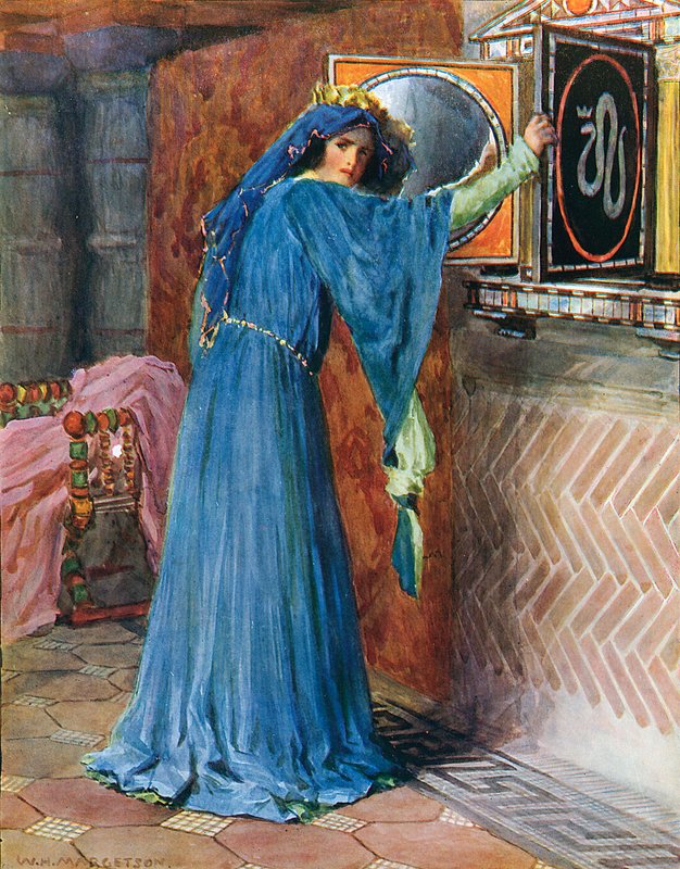 Ó, varázstükör a falon, Ki a legszebb hölgy mind közül alkotó: William Henry Margetson