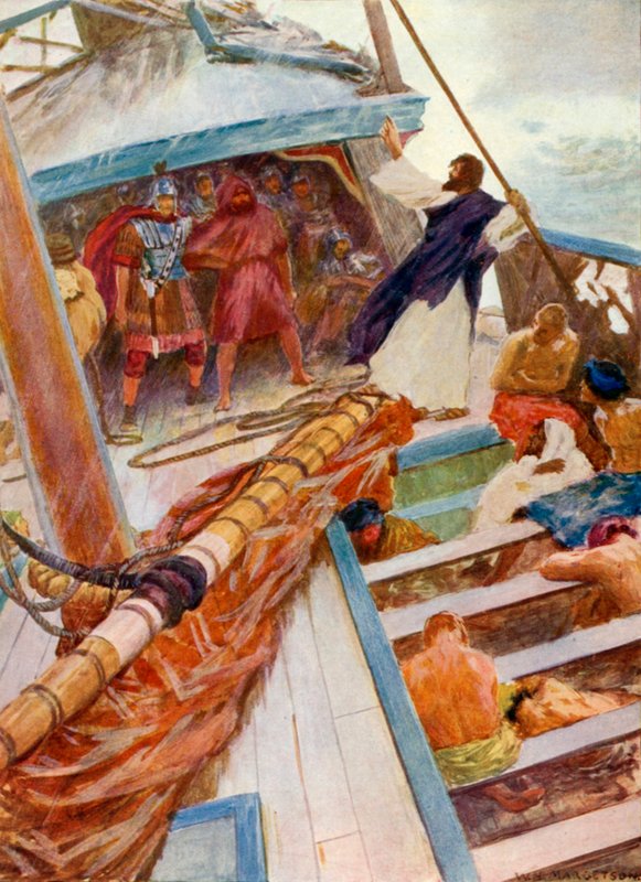 Pál hajótörést szenvedett alkotó: William Henry Margetson