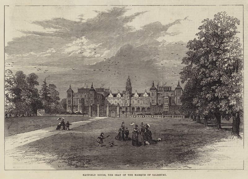 Hatfield House, Salisbury márki székhelye alkotó: William Henry Pike