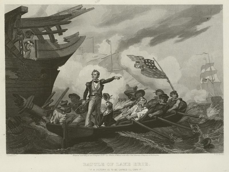 Erie-tói csata, 1813 alkotó: William Henry Powell