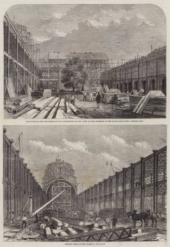 A kiállítási épület South Kensingtonban alkotó: William Henry Prior