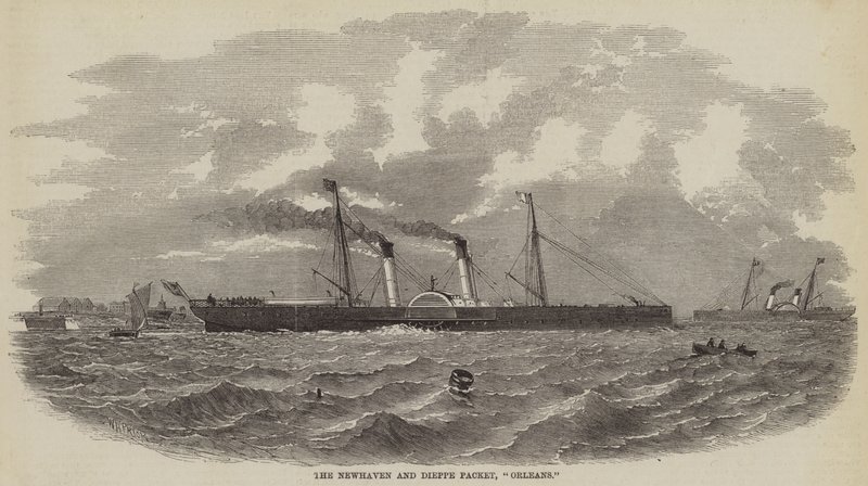 Newhaven és Dieppe Packet, Orleans alkotó: William Henry Prior