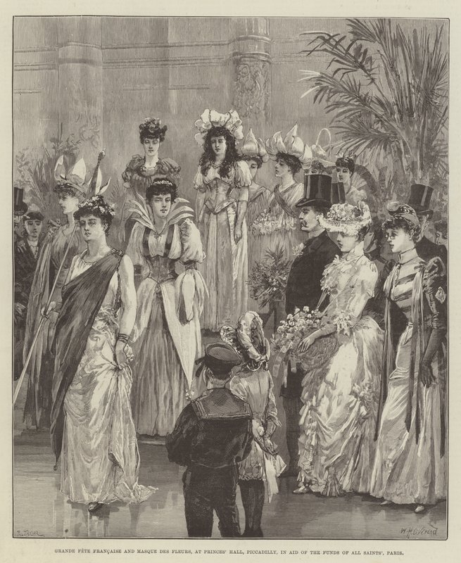 Grande Fete Francaise és Masque des Fleurs, a Princes 