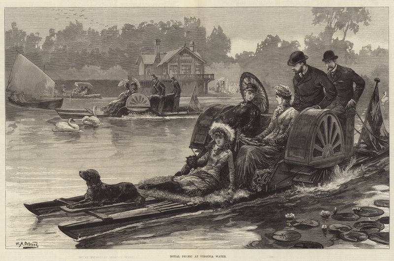 Royal Pic-Nic a Virginia Water-en alkotó: William Heysham Overend