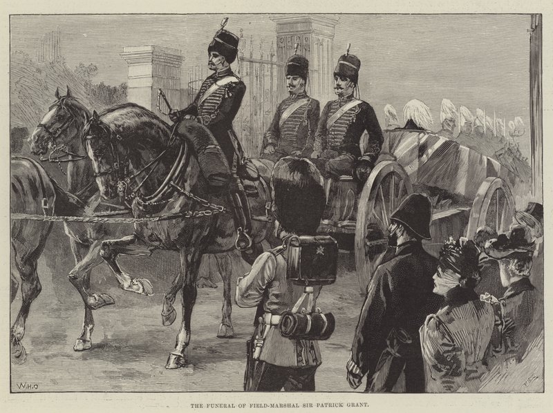 Sir Patrick Grant tábornagy temetése alkotó: William Heysham Overend