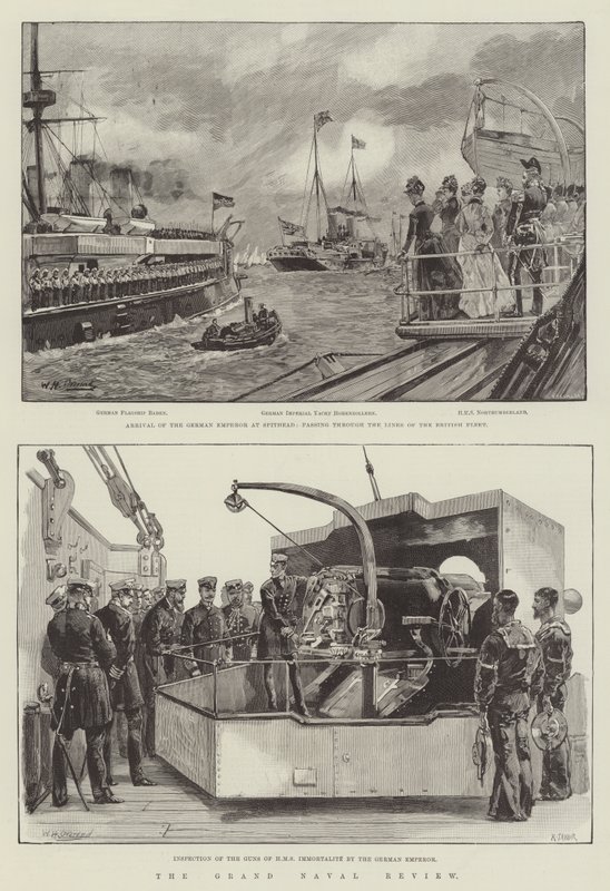 A Grand Naval Review alkotó: William Heysham Overend