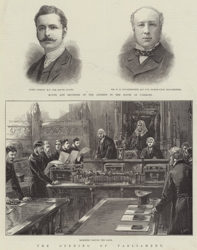 A Parlament megnyitása alkotó: William Heysham Overend