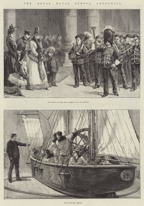 A Royal Naval School, Greenwich alkotó: William Heysham Overend