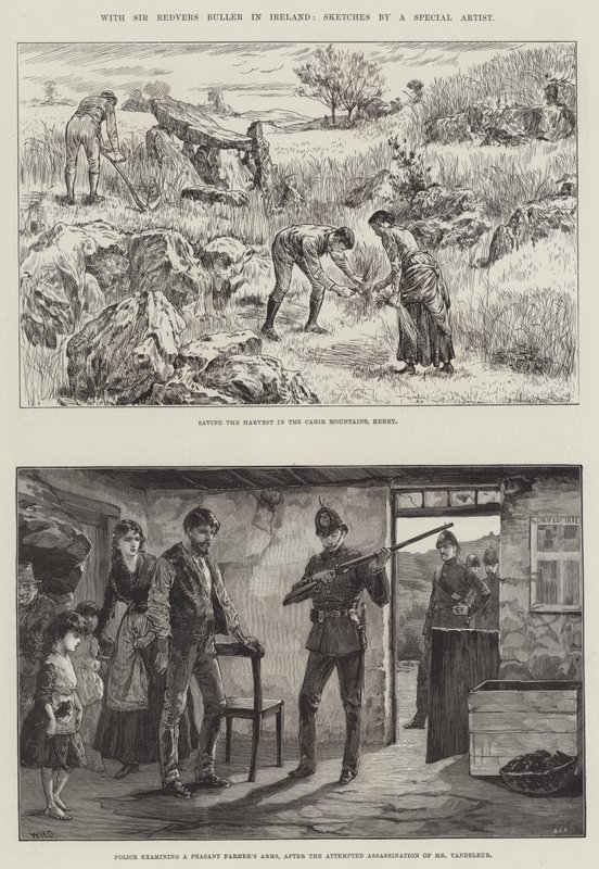 Sir Redvers Bullerrel Írországban alkotó: William Heysham Overend