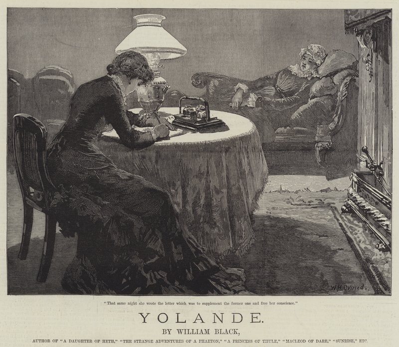 Yolande, William Black alkotó: William Heysham Overend